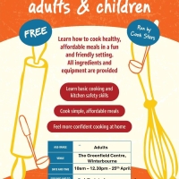 FREE Cooking Classes for Adults 
